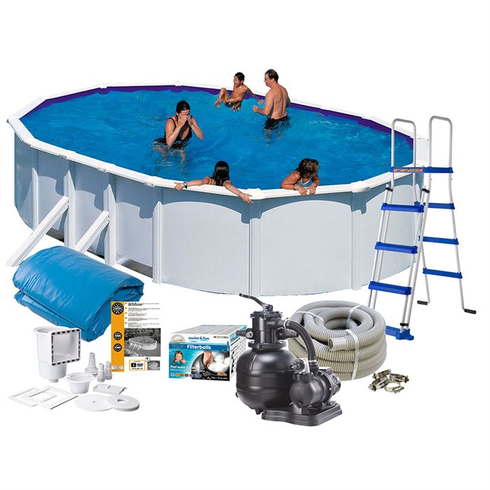 Pool Kit 120 Basic 500 x 300 cm Hvid Swim & Fun