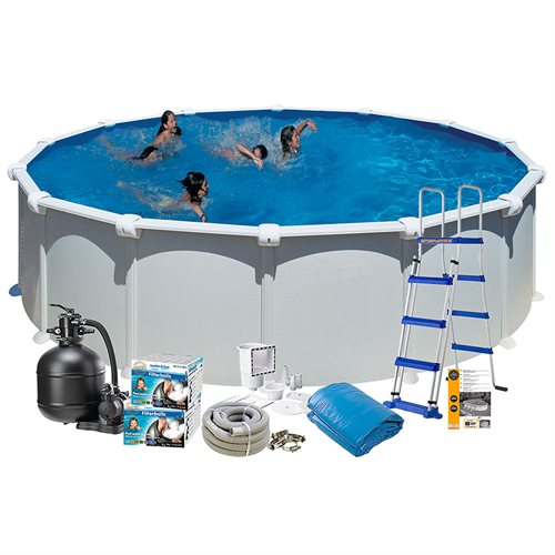 Pool Kit 132 Basic Ø550 cm Hvid Swim & Fun