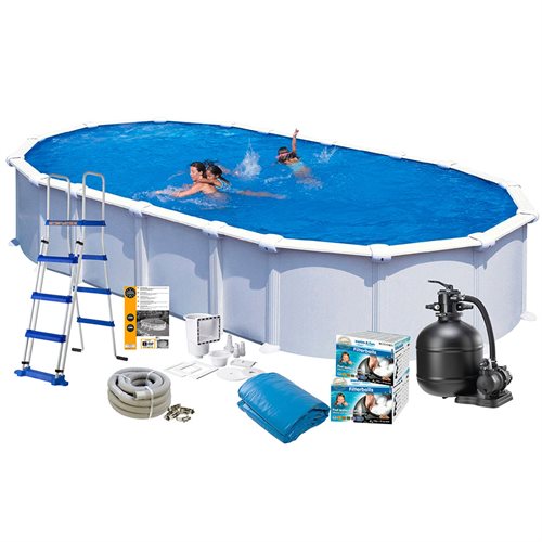 Pool Kit 132 Basic 915 x 470 cm Hvid Swim & Fun
