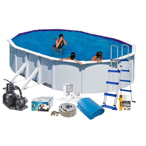 Pool Kit 132 Basic 500 x 300 cm Hvid Side Swim & Fun